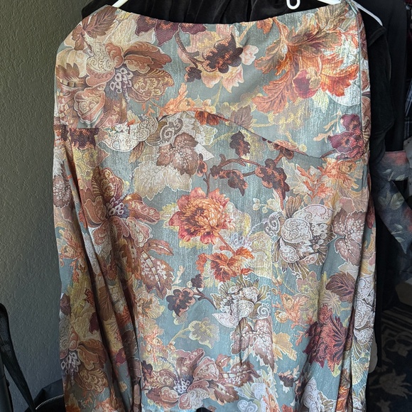 Rosewood Low Rise Midi Skirt - Vintage Blossom NWT Peppermayo - Picture 2 of 4